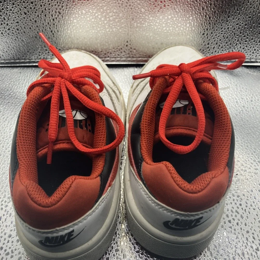 Nike Full Force Low GS White/Black/Mystic Red Size 1